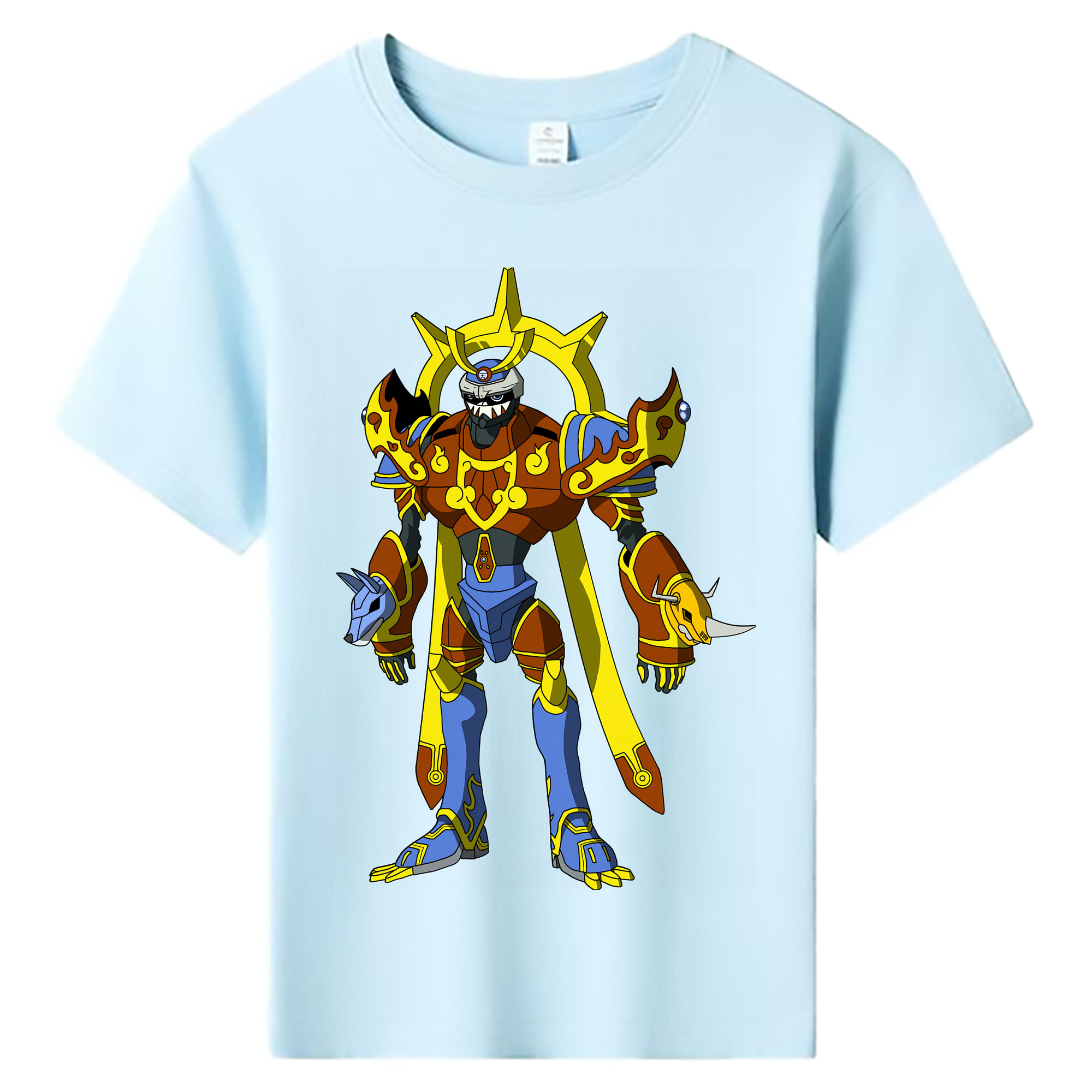 （画像用） Digimon デジタルモンスター/デジモン 綿100％キッズTシャツ（フロントプリント）